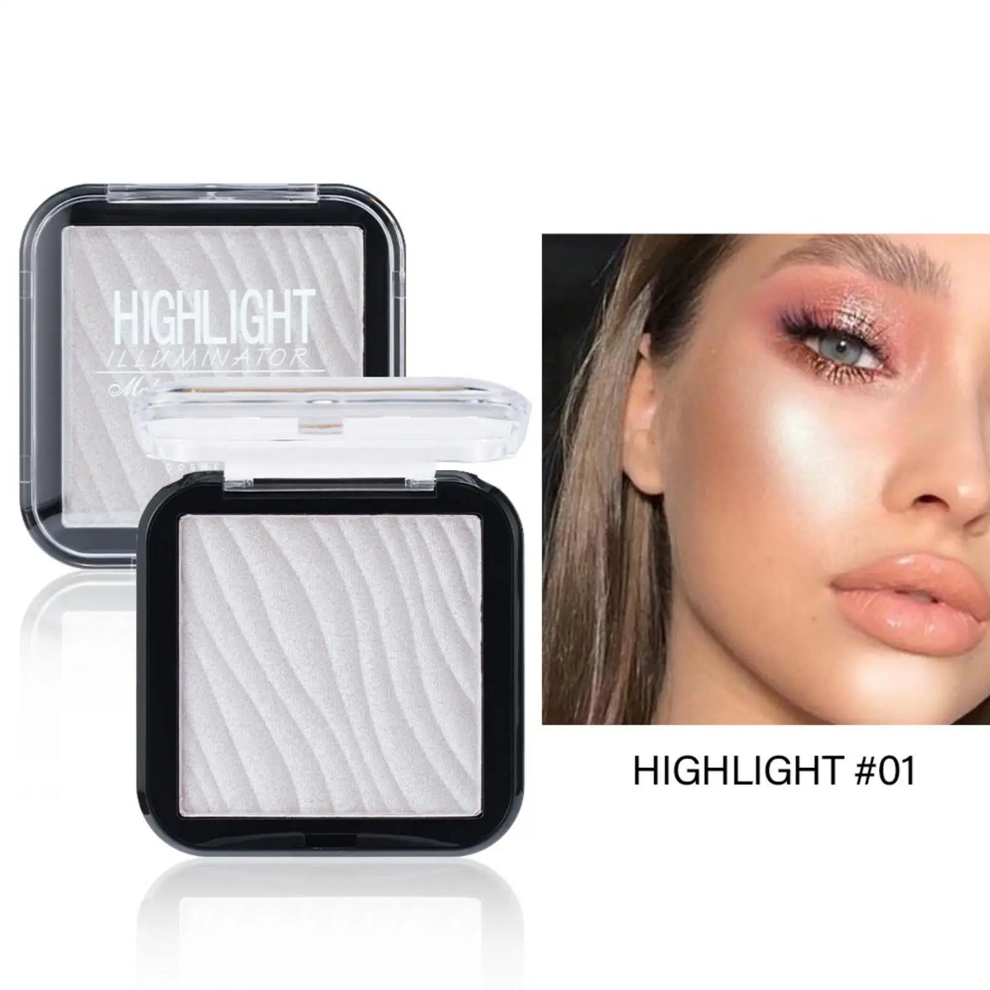 1PC Shimmer Glitter Mashed Potatoes Highlighter Shine Highlighter Makeup Gel Face and Body Brighten Glitter Contour Makeup