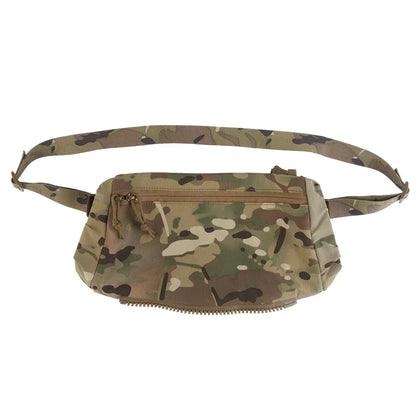 Outdoor DropPouch Muff Hand Warmer Pouch, Stowable Fanny Pack for Winter Airsoft Hunting Gear Camping Hiking Football Fishing