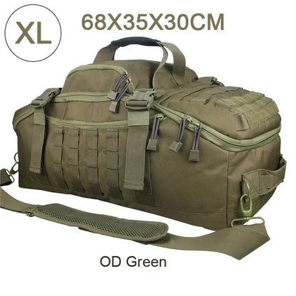 LQARMY 45L 80L Camping Backpacks Men Tactical Backpack Molle Hiking Travel Climbing Rucksack Sports Gym Duffel Bag