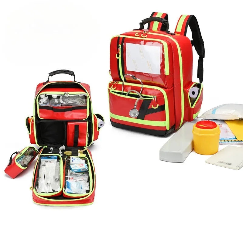 Portable Travel Emergency Backpack Medical Large Capacity Rescue Backpack Diagnostic and Epidemic Prevention Backpack