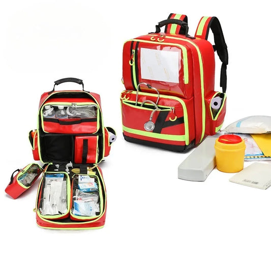 Portable Travel Emergency Backpack Medical Large Capacity Rescue Backpack Diagnostic and Epidemic Prevention Backpack