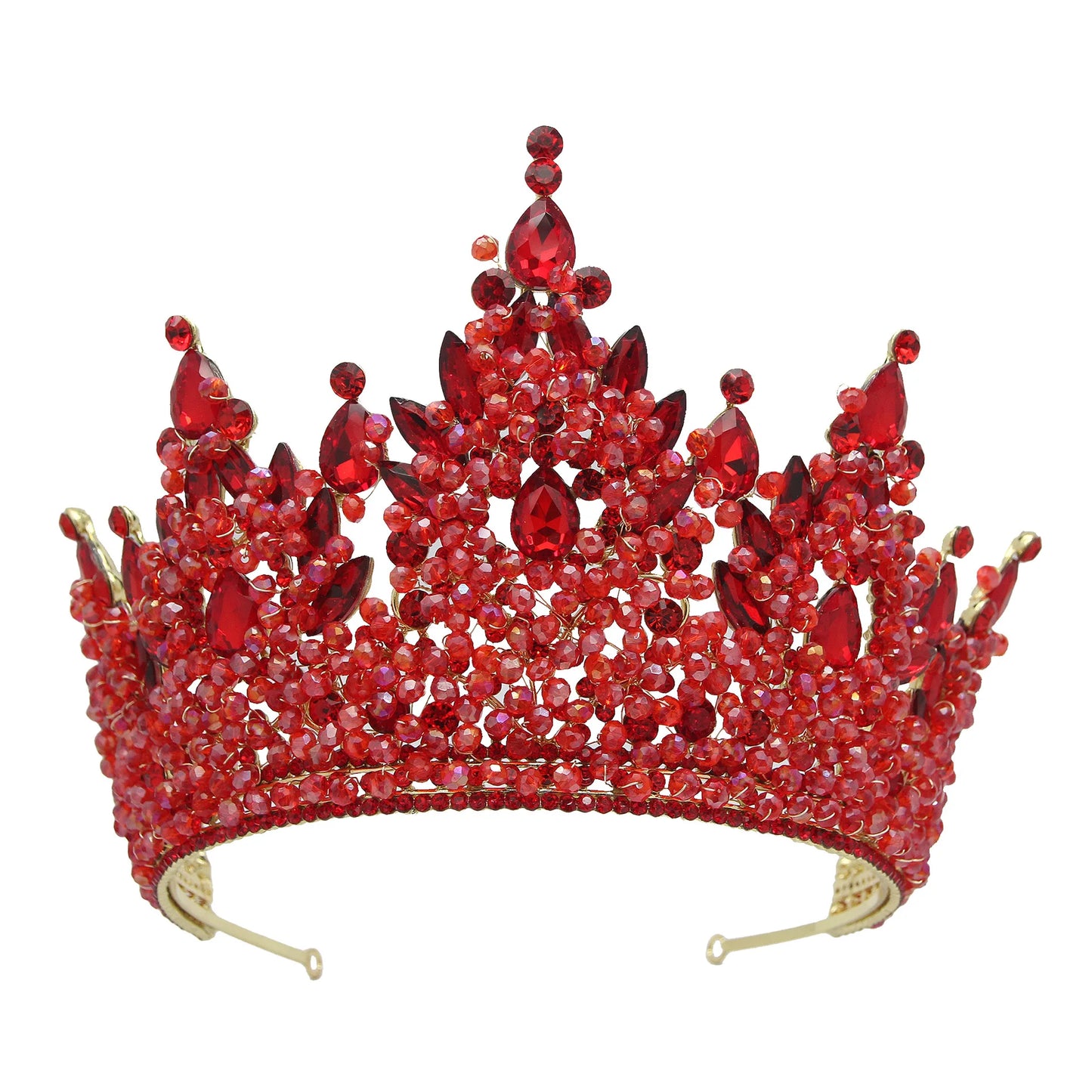 Queen Crowns For Women Crystal Princess Big Bridal Tiara Crown For Wedding Bride Pageant Miss Universe Hair Jewelry Headdress