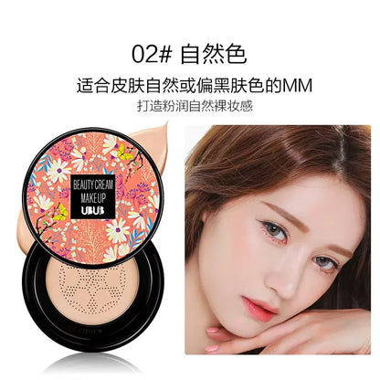 Air Cushion Make up Foundation Cream Mushroom Head Moisturizing Air-permeable Natural Makeup BB Cream