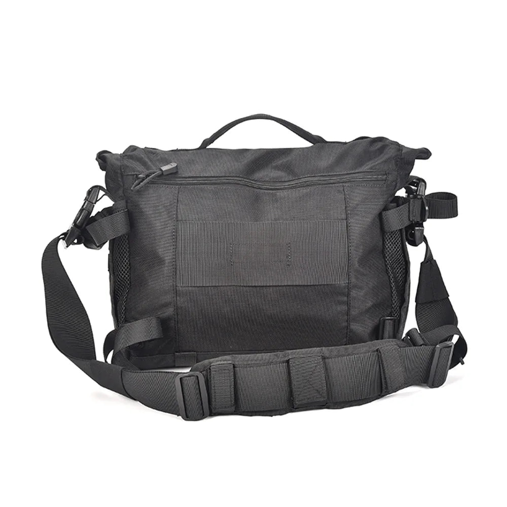Men Postman Messenger Bag Large Capacity Laptop Crossbody Bag Casual Shoulder Commuter Work Satchel