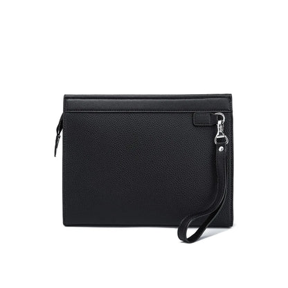 Black PU Leather Men Clutches Bags Wallets Envelope Bag Purse Business Male Phone Clutch Bags Designer Men Bags Wristlets Bags