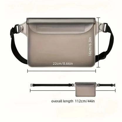 High Quality Waist Bag with Adjustable Strap, Suitable for Beach, Swimming, Diving, Rowing, Fishing Waterproof Belt Bag