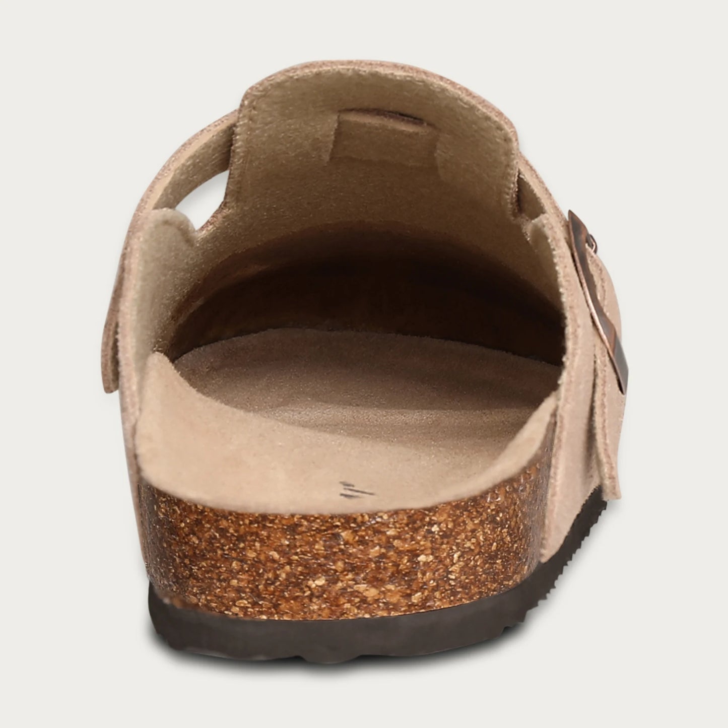 Evshine Men's Cow Suede Clogs with Arch Support Leather Mules Comfort Fashion Potato Shoe Women Cork Footbed Genuine Suede Clogs