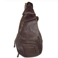 Fashion High Class Oil-Waxed Genuine Leather Shoulder Bag men Leather Messenger Bag Male Crossbody Bag Sling Leisure Bag Satchel