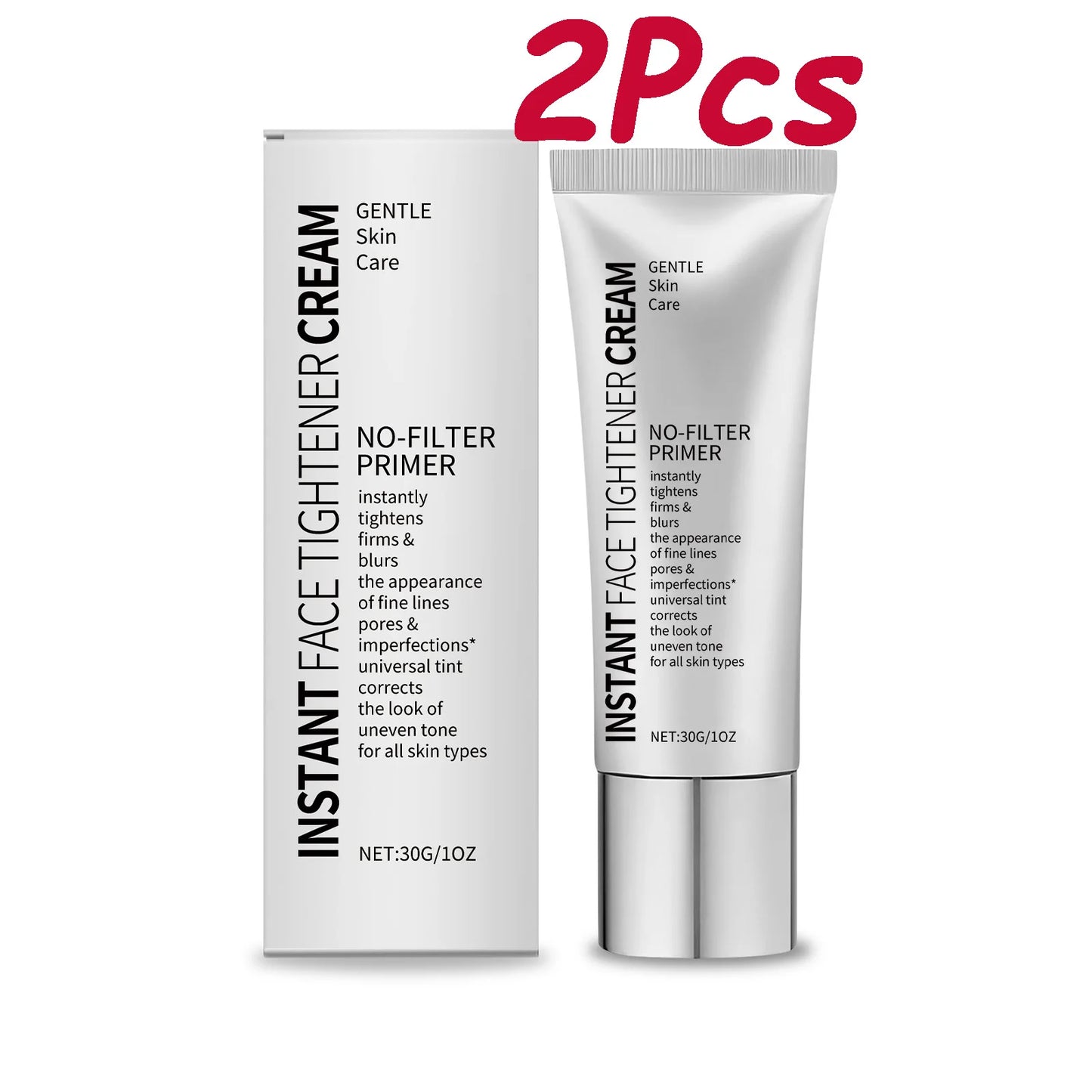 Face Tighten Cream Face Primer Moisturizer Pre-Makeup Isolation Hydrating Base Smoothing Fine Lines Firming Brightening Face Ski