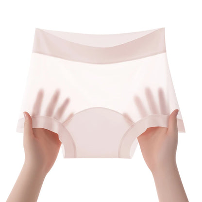 Summer Briefs Panties Women Micro Underwear Lady Ice Silk Woman Boxers Women's Shorts Transparent Linergie Sexy Panties Set Pack