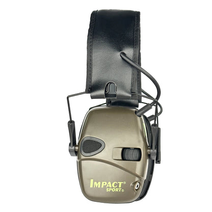 Tactical Electronic Shooting Earmuff Case Anti-noise Headphone Sound Amplification Hearing Protection Headset Foldable with Bag