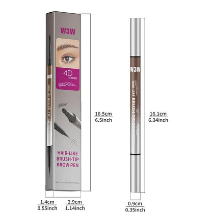 NEW Hair-Like Eyebrow Pencil 4D Micro-Sculpting Dual-Ended Eyebrow Pencil and Eyeliner Long-lasting Liquid Eyebrow Pen Like Real