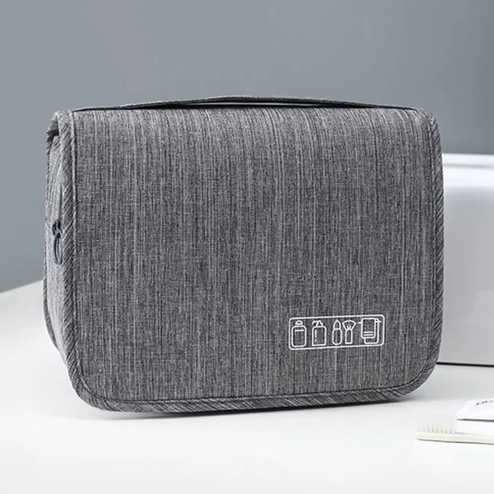 High Quality Women Waterproof Cosmetic Bag Travel Makeup Bags Toiletries Organizer Hanging Dry And Wet Separation Storage Bag