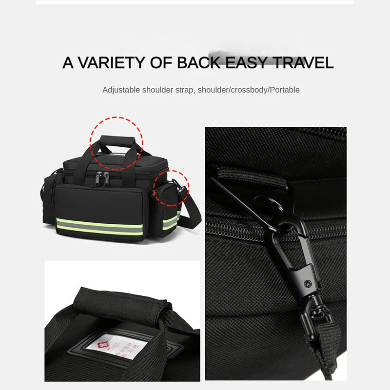 Customized Waterproof Emergency Bag Logo Medical Visit Bag Single Shoulder Crossbody Handbag Wholesale Team Name