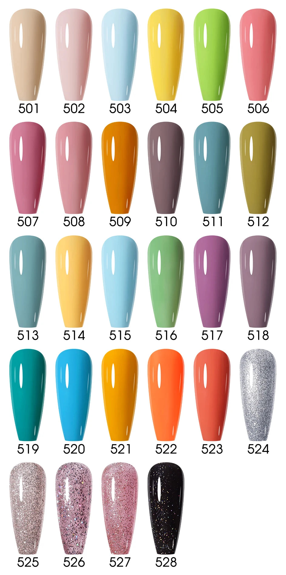 NAILCO 15ml 10/20/30pcs Nail Gel Polish 333 Colors Blue UV&LED Gel Varnish Nude Red Soak Off Semi Permanent UV Nail Gel Varnish
