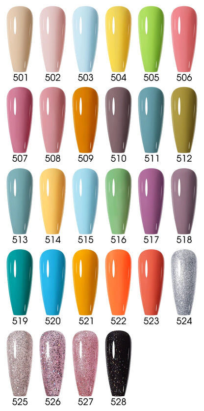 NAILCO 15ml 10/20/30pcs Nail Gel Polish 333 Colors Blue UV&LED Gel Varnish Nude Red Soak Off Semi Permanent UV Nail Gel Varnish
