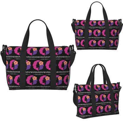 Hawaiian Airlines Herc Travel End Of Southern Summer Sale Beach Travel Bag Tote Bags for Gym Women Shopping Duffle Shoulder Bag