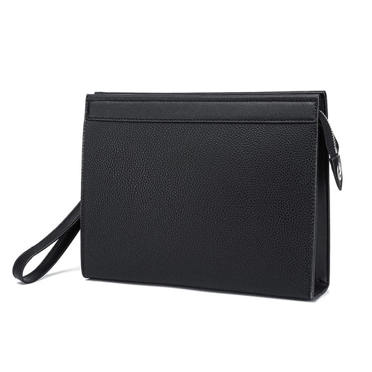 Black PU Leather Men Clutches Bags Wallets Envelope Bag Purse Business Male Phone Clutch Bags Designer Men Bags Wristlets Bags
