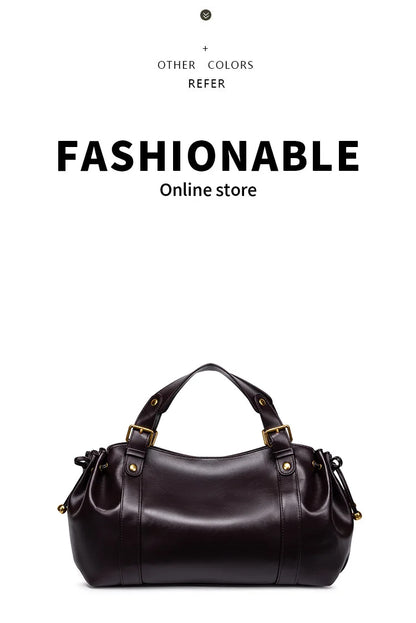 Solid Color Simple Handbag Work Commuter Fashion Women's Bag Shoulder Tote Bag Soft and Comfortable Pillow Bag