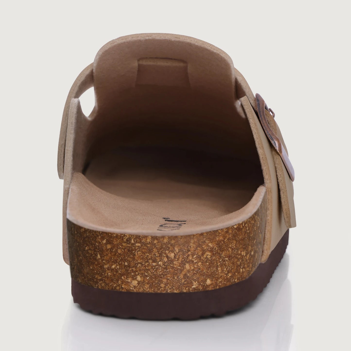 Goosecret Genuine Cow Suede Clogs for Women Men Clogs Soft Cork Footbed Mules Leisure House Shoes with Arch Support Beach Slides