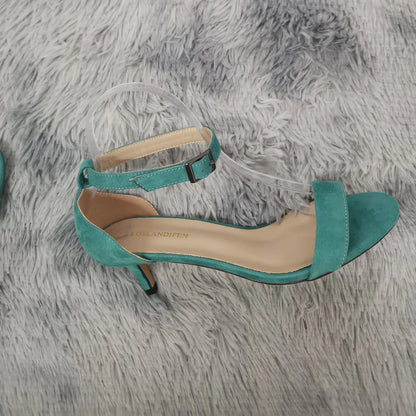 Women Sandals Summer Sexy 5cm Peed Toes Low Heel Ankle Strap High Heels Sandal Ladies Party Dress Red Wedding Shoes Plus Size