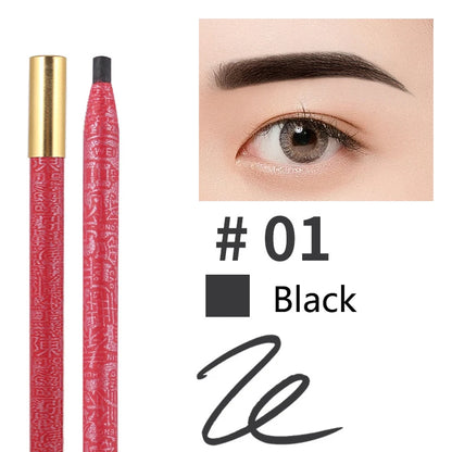 Long Lasting Waterproof  Eyebrow Pencils Peel Off  Red Lip Pencil Set For Microblading Permanent Makeup Pen Eye Liner Gel Pen