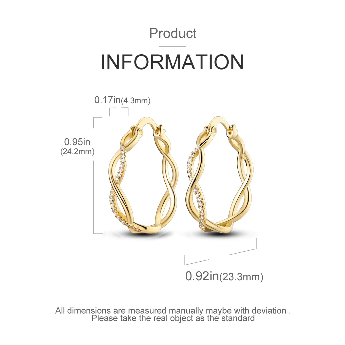 925 Sterling Silver Exquisite Multi-layer Ear Ring Jewelry Versatile Hoop Earrings For Women Jewelry Fine Birthday Party Gift
