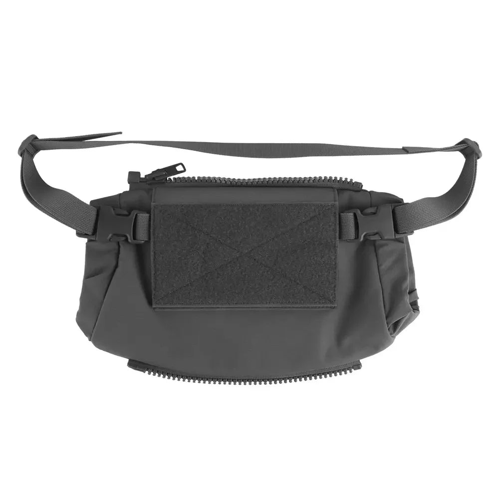 Outdoor DropPouch Muff Hand Warmer Pouch, Stowable Fanny Pack for Winter Airsoft Hunting Gear Camping Hiking Football Fishing