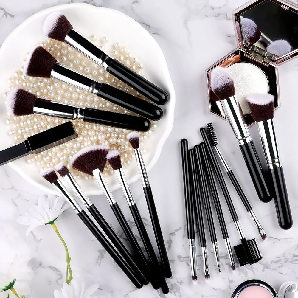 Professional Makeup Brushes Set 14-16Pcs Set Premium Syntheti Foundation Blending Face Powder Blush Eye Shadows Makeup Brush Kit