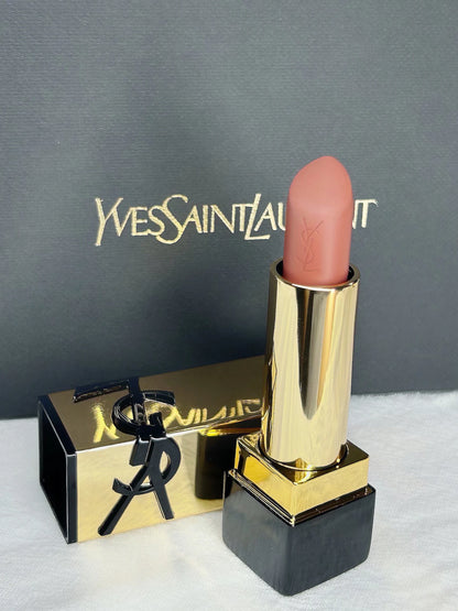YSL Rouge Pur Couture Satin Lipstick Mini NM Nu Muse 1.3g Moisturizing Long Lasting Lipstick with Ceramides Nourishing Lip Care