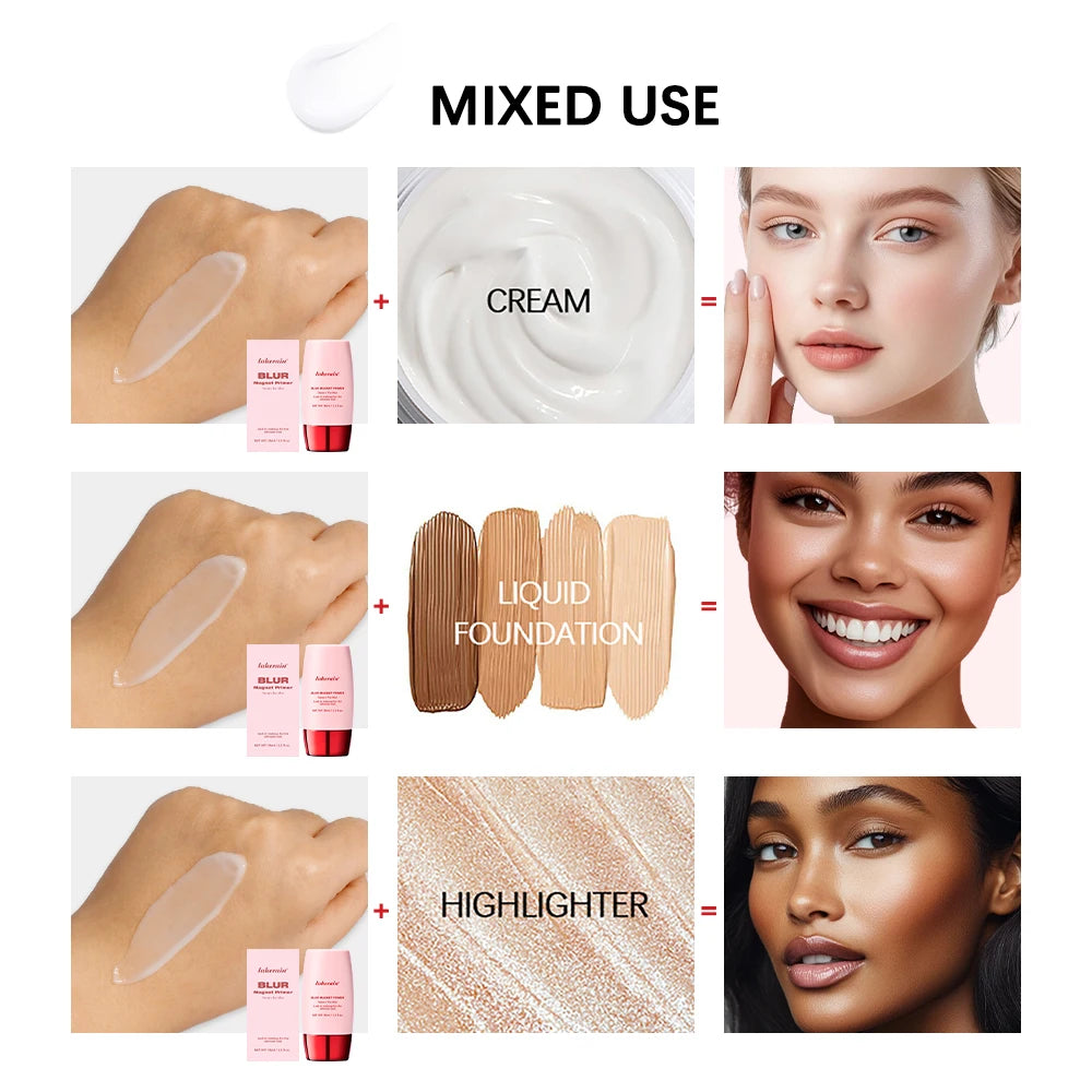 Ultimate Blurring Setting Powder Travel Size Set  Waterproof Setting Spray Blur Magnet Primer BASE BLUR BALM  Oil Control Kit