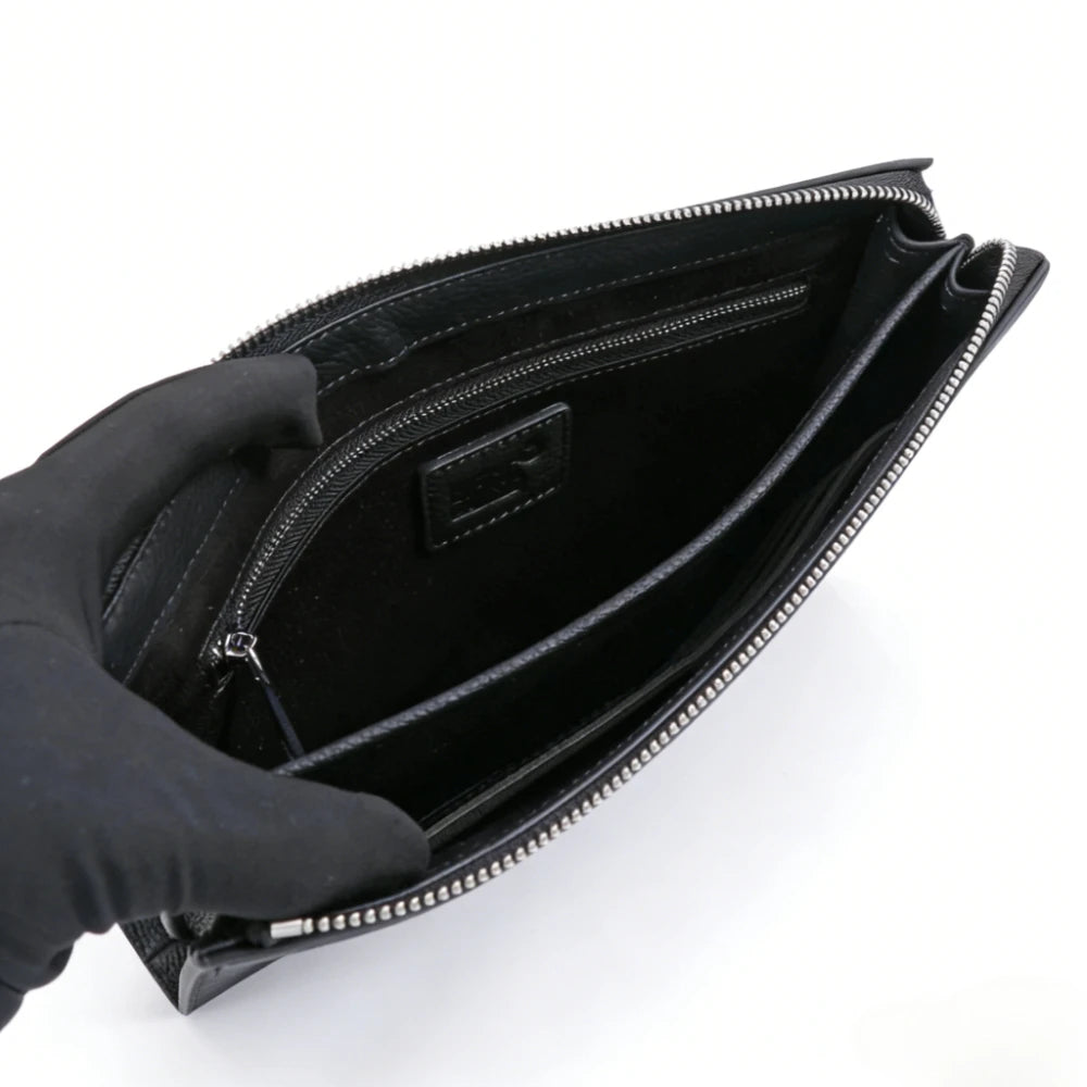 Mens Clutches Luxury High Quality Leather Envelope Clutch Bag Business Simple Large Capacity Card Holder Daily Office Casual