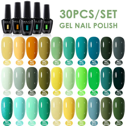 NAILCO 15ml 10/20/30pcs Nail Gel Polish 333 Colors Blue UV&LED Gel Varnish Nude Red Soak Off Semi Permanent UV Nail Gel Varnish