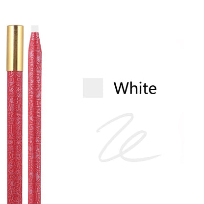 Long Lasting Waterproof  Eyebrow Pencils Peel Off  Red Lip Pencil Set For Microblading Permanent Makeup Pen Eye Liner Gel Pen