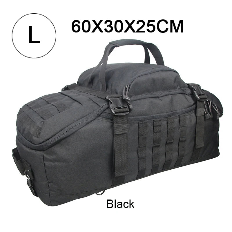 30L 45L 80L Travel Duffel Bag Military Tactical Backpack with Adjustable Strap Weekender Bag for Men Women Waterproof Gym Bags
