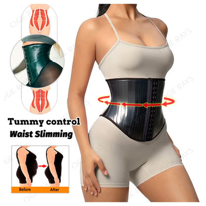 Waist Trainer Shaper Belt Tummy Wrap Hourglass Modeling Strap Latex Corset Belly Slimming Sheath Workout Woman Reductive Girdle