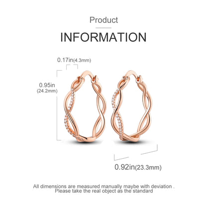 925 Sterling Silver Exquisite Multi-layer Ear Ring Jewelry Versatile Hoop Earrings For Women Jewelry Fine Birthday Party Gift