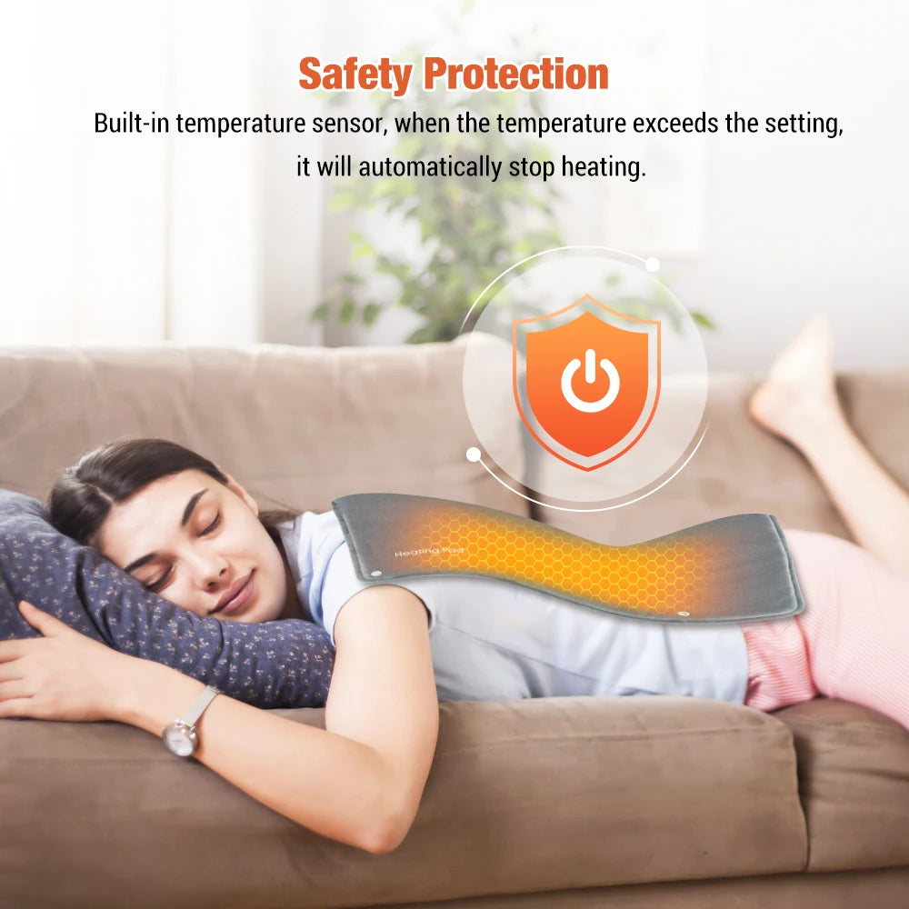 Electric Hand Warmer USB Charging Hand Muff Pouch Winter Heater for Home Office Heating Pad for Waist Legs Shoulder Blanket