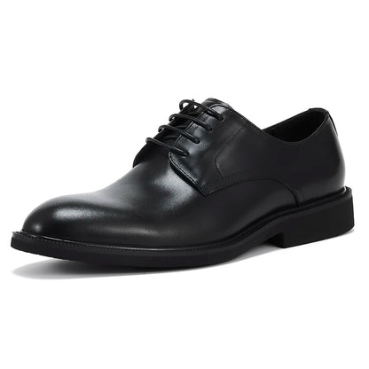 High Quality Men's Oxford Shoes Genuine Leather Office Derby Dress Shoes for Business Casual Wear