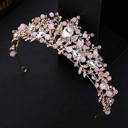 Children's Crown Hair Accessories Princess Costume Crystal Party Birthday Princess Hair Headband Accessories Crown Wedding