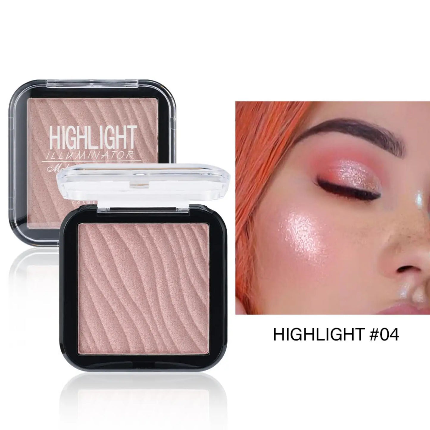 1PC Shimmer Glitter Mashed Potatoes Highlighter Shine Highlighter Makeup Gel Face and Body Brighten Glitter Contour Makeup