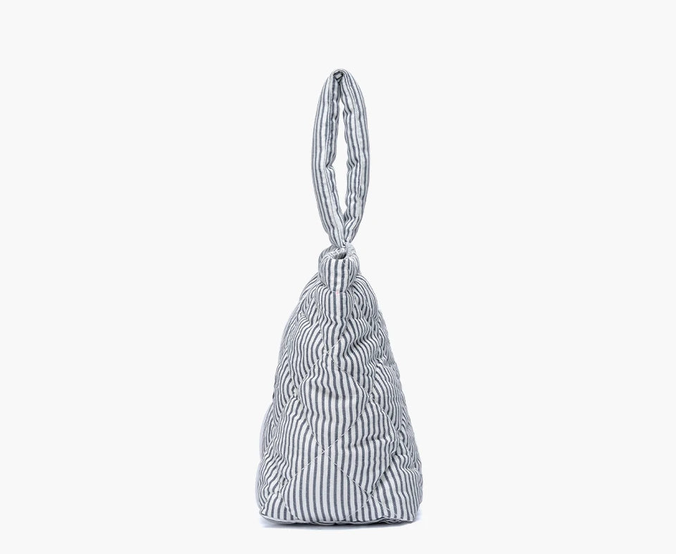 LEE Ladies Cute Design Puffer Bag Casual Soft Small Pink White Quilted Handbag Women Korean Style Down-filled Phone Bucket Bag