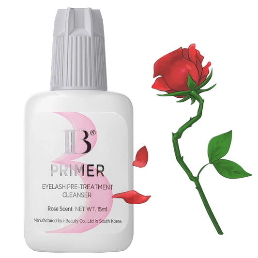1 Bottle IBeauty Rose Primer Eyelash Extension Booster Long Lasting Korea Shop Adhesive Supplies Makeup Glue Stronger Tools