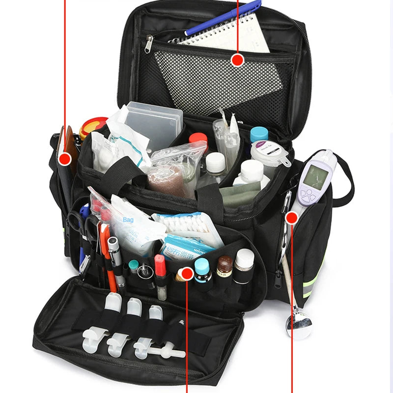Customized Waterproof Emergency Bag Logo Medical Visit Bag Single Shoulder Crossbody Handbag Wholesale Team Name