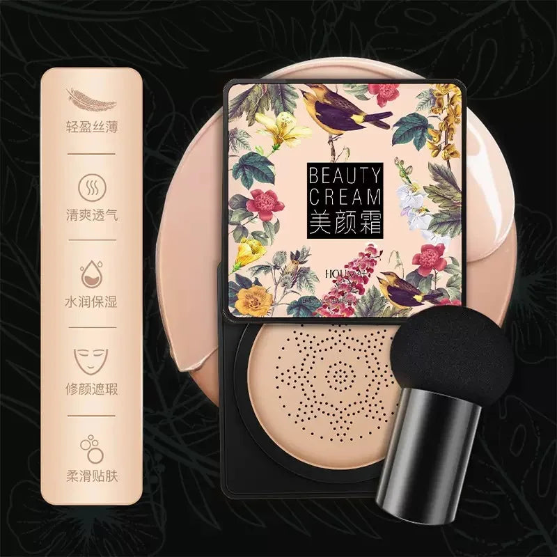 Air Cushion Make up Foundation Cream Mushroom Head Moisturizing Air-permeable Natural Makeup BB Cream