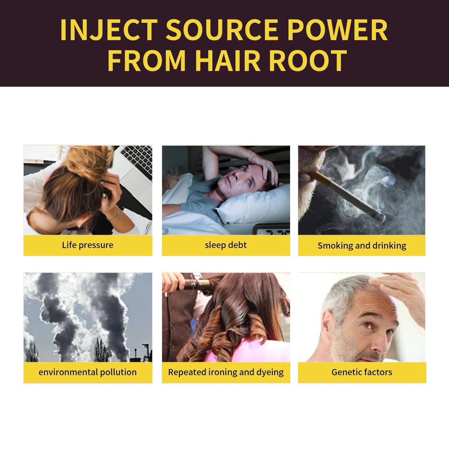 100ML Magic Natural Herbal Hair Dye Shampoo 3 in 1 Hair Color Shampoo for Gary Hair Dark Brown Black Women & Men Grey Coverage