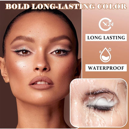 White Dark Matte Eye Shadow Primer Suitable for Oily Eyelid Eye Makeup Base Waterproof and Stain Resistant,Durable Cream Liquid