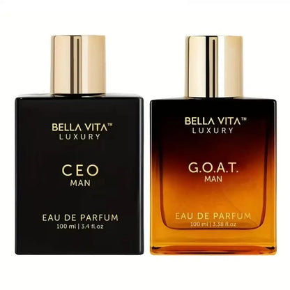 （CEO and goat） for Man Perfume Bella Vita Luxury- 3.38oz Eau de Parfum for Men- Elegant Fresh Scent with Lemon