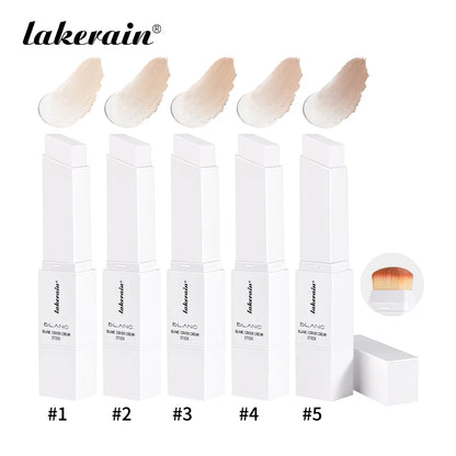 Color-changing Foundation Stick Blanc Foundation Korean Makeup Base High Coverage Concealer Natural Nude 2 IN 1 Foundation Stick