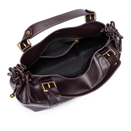 Solid Color Simple Handbag Work Commuter Fashion Women's Bag Shoulder Tote Bag Soft and Comfortable Pillow Bag